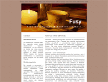 Tablet Screenshot of fusy.parapsycholog.com.pl